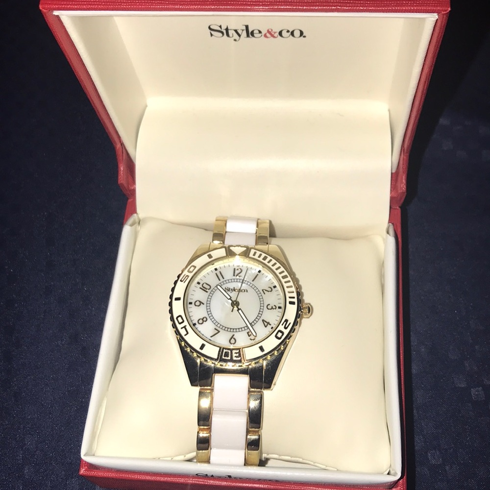Style & Co. White Watch